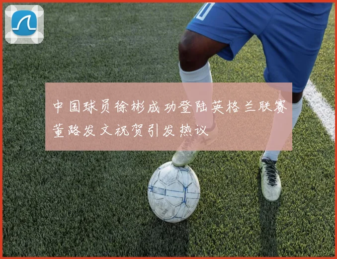 中国球员徐彬成功登陆英格兰联赛董路发文祝贺引发热议
